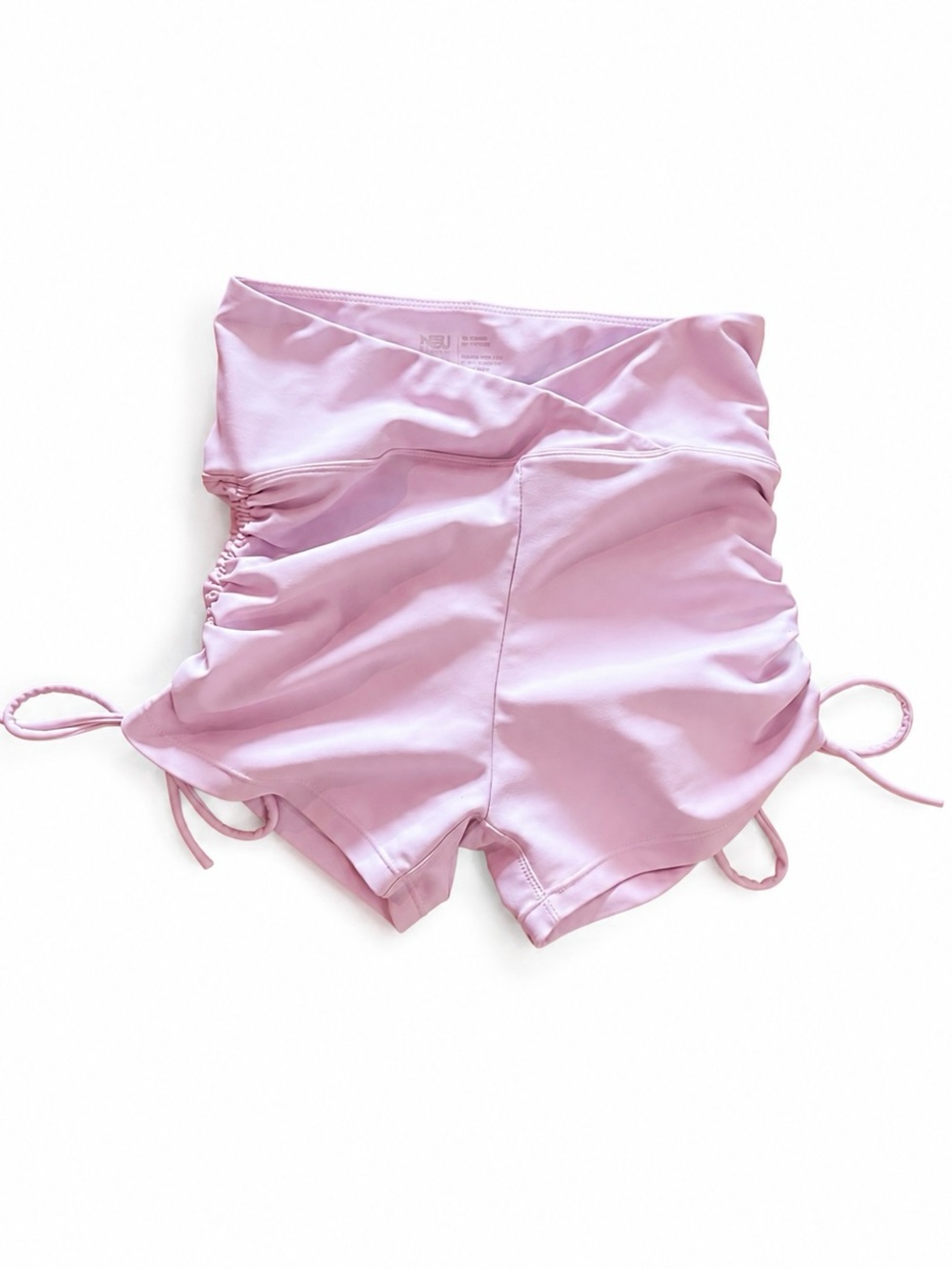 NEU Apparel Pink Scrunch Shorts